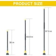 thumbnail image 5 of Metal Mop Handle Commercial Heavy Duty,58" Industrial Stick with Jaw Clamp,Wet Gripper Mops Head Replacement Holder for Floor Cleaning, 5 of 5