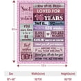 thumbnail image 6 of Sweet 16 Gifts for Girls, 16 Year Old Girl Birthday Gift Ideas, 16th Birthday Gifts for Girls, Gifts for 16 Year Old Girl, Sweet 16 Party Decorations Throw Blanket 60"X50", 6 of 6