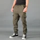 thumbnail image 3 of Envío Directo 2024 Primavera Verano otoño pantalones tácticos Cargo para hombres pantalones militares multibolsillos casuales pantalones largos 6XL 150KG, 3 of 4