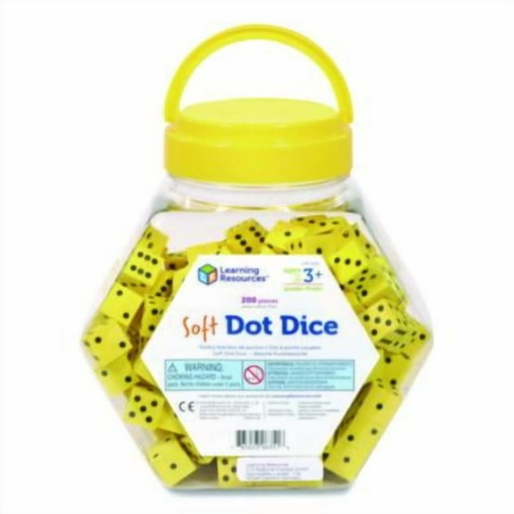Learning Resources Hands-On-Soft Dice Bucket, Math Manipulatives, Ages 5 