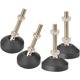 thumbnail image 1 of Pata ajustable, patas niveladoras de acero inoxidable de alta resistencia M10 x 80 mm, 4 piezas, tornillos de ajuste de ángulo antideslizantes con tuerca en T para muebles JM, 1 of 5