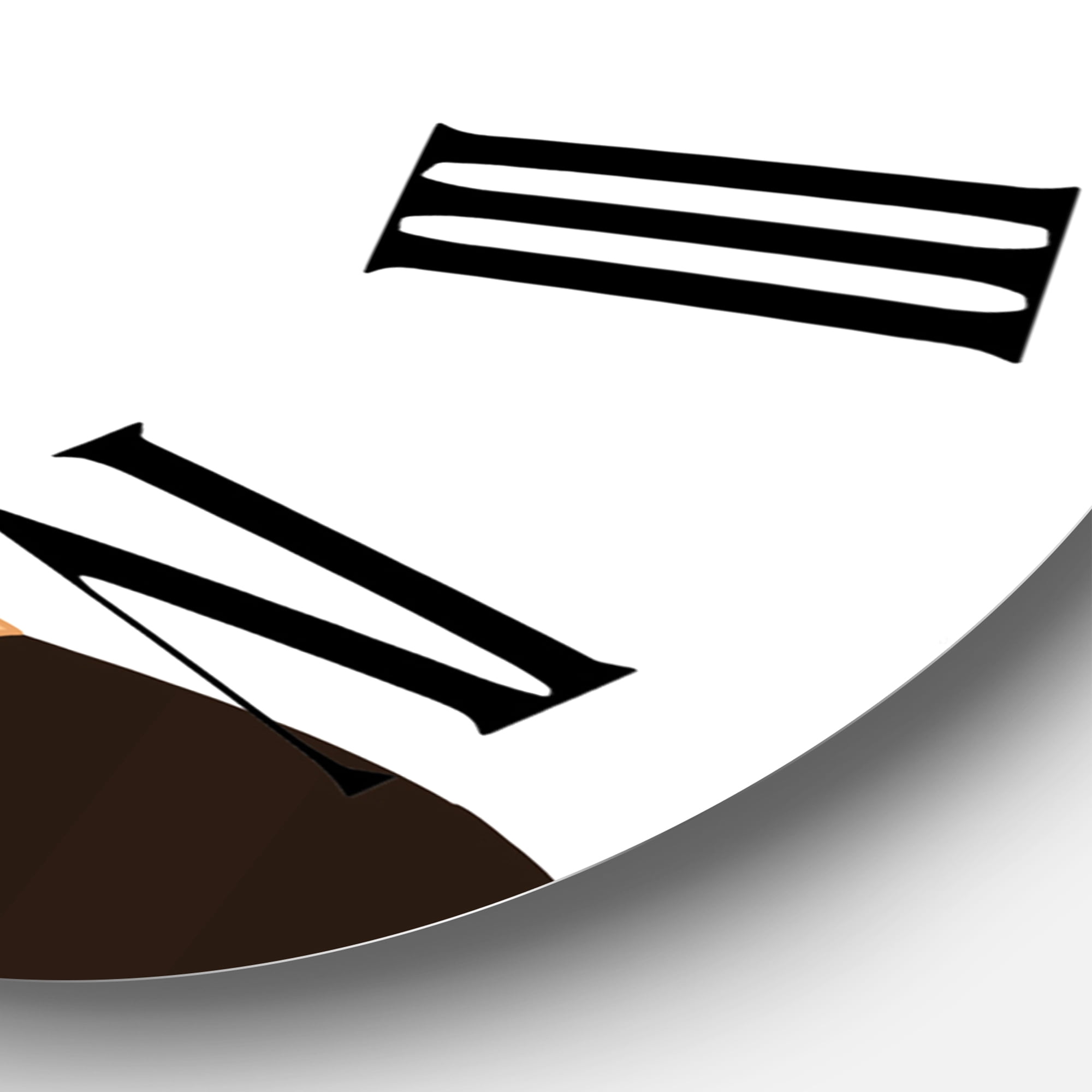 Designart 1 in Quartz Modern/Contemporary Wall Clock