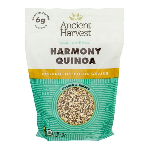 ANCIENT HARVEST - Organic Tri-Color Quinoa Blend - 23OZ, Pack of 6