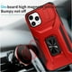 thumbnail image 2 of Funda para GANGXUN iPhone 11 Pro Max - Soporte metálico, Función magnética, Rojo, 2 of 5