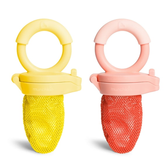 Munchkin® Fresh Food Feeder, Coral/Yellow, Unisex, 2 Pack