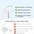 thumbnail image 4 of Toilet Light,Toilet Bowl Night Light,16 Colours Motion Sensor 2pcs, 4 of 5