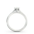 thumbnail image 3 of Dash Jewel 2.1 Ct Marquise Cut Lab Created Diamond Engagement Ring - 14K White Gold Plated Split Shank Wedding Ring - Classic Proposal Gift, 3 of 4