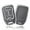 Gray Silver, variant on OFFCURVE White Gold Key Fob Covers for GMC Sierra 1500 2500HD 3500HD, 1 Piece