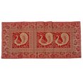 thumbnail image 3 of DK Homewares Indian Traditional Table Runner Birthday Party Home Decorative Brocade Red Gold 150 X 40 Cm Jacquard Peacock 5 Ft Centerpiece ( 60X16 Inches ), 3 of 4