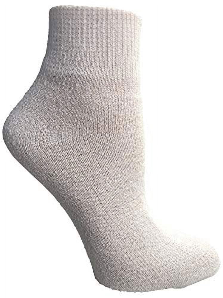 Yacht & Smith 60 Pairs Woman Ankle Wholesale Bulk Pack Athletic Sports Socks, by SOCKS'NBULK (White)