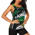 thumbnail image 2 of Lsque Dinosaur Skeleton Printed Workout Tank Tops for Women, Athletic Sports Tank Tops, Compression Sleeveless Dry Fit Shirts,Sleeveless Yoga Shirt-XX-Large, 2 of 9