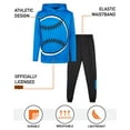 thumbnail image 2 of RBX Boys Tracksuit Set - 4 Piece Hoodie Sweatshirt and Tricot Pants Boys Athletic Outfit Sets (8-12), 2 of 7