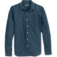 thumbnail image 1 of American Rag Solid LS Button Up Shirt para hombre, negro, grande, 1 of 1