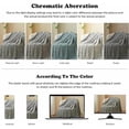 thumbnail image 2 of Super Soft Queen Blanket Grey Premium Silky Flannel Fleece 3D Checkered Lightweight Bed Blanket All Season Use (Grey Checkered, Queen(90"x90")), 2 of 6