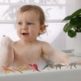 thumbnail image 6 of Usloyux Kids Toys Under $5 Plastic Assorted Mini Dinosaur Figures,6 Pcs Little Dinosaur Figurine, Small Dino Toy for Boys and Girls, Great for Dino Cake Topper, Easter Eggs Filler, 6 of 6