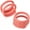 Pink Red, variant on Wedding Ring Protector for Working Out - Silicone Rubber Ring Cover Protector – Set of two: 4mm and 9mm