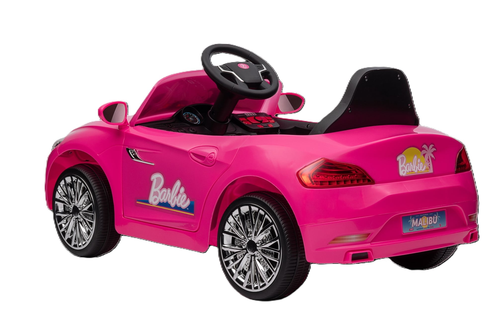 6V Barbie Convertible Ride on Car, Battery Powered Toy, Kids Ages 3+, Remote Control