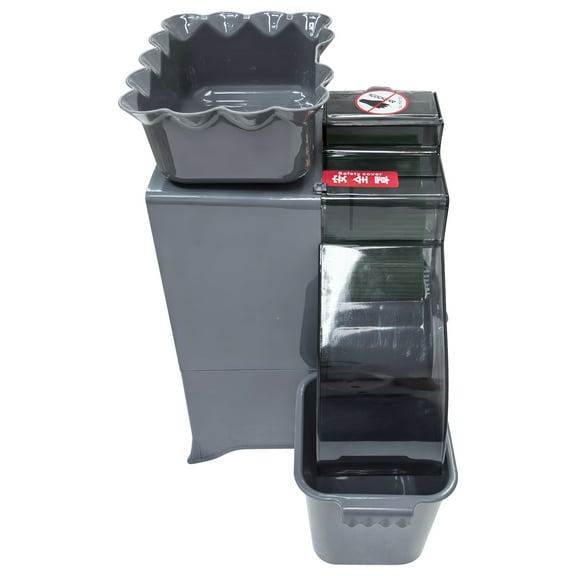 Commercial Automatic juicer Electric Orange Juice Extractor Lemon Juicer with Peel Storage Barrel