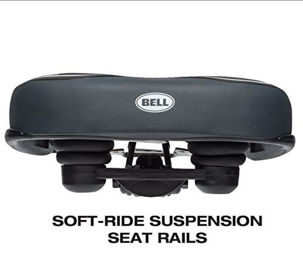 Mountain Bike Seat Bell Sports Black Comfort 820 Soft Tech Bicycle