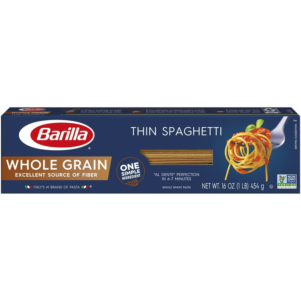Barilla® Whole Grain Pasta Thin Spaghetti 16 oz