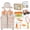 Orange, variant on Children's Outdoor Exploration Tools Set, Kid's Green Vest And Hat Bug Observation Kit With Telescope, Bug Collecting Gear For Backyard And Camping Adventures