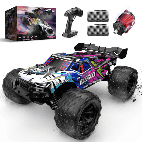 RC Car for Kids and  Adults, All-Terrain 2.4GHz Brushless Monster Truck, 1:14 Scale High-Speed Driving, Gift for Boys Girls