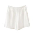 thumbnail image 3 of AHTJRT Lounge Shorts for Women Ribbed Knit Elastic Waist Summer Shorts with Pockets High Stretchy Casual Pajama Sleepwear Bottoms White XXL, 3 of 6