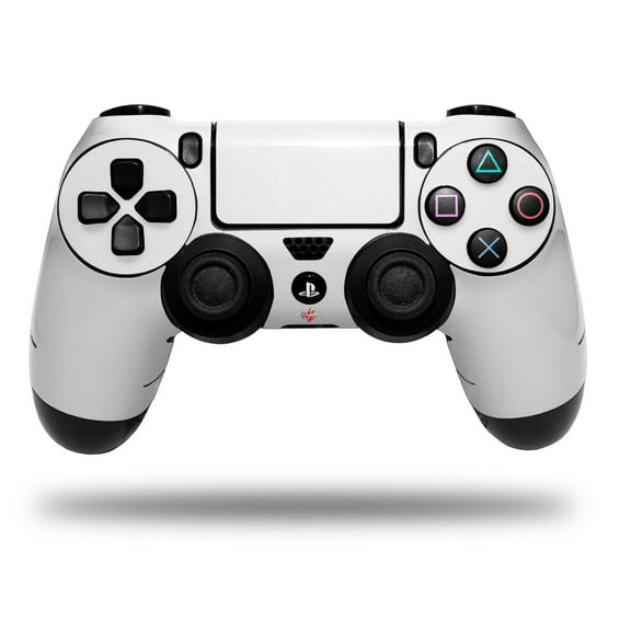Skin Wrap for Sony PS4 Dualshock Controller Solids Collection White (CONTROLLER NOT INCLUDED)