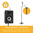 thumbnail image 6 of Speaker Stands Floor Standing Pair, Universal Surround Sound Satellite Speaker Stands, Adjustable Black Built in Cable Management suitable for Panasonic, Polk, Bose, JBL, Sony and Many Others, 6 of 6