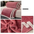 thumbnail image 5 of Hvmvliv Summer Blanket 150x200cm Cozy Flannel Cool Thin Blanket - Comforter for Hot Sleepers Large Size Summer Blanket for Bedroom Red, 5 of 6
