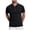 Black, variant on Men's Golf Shirt Short Sleeve Button Down Lapel Shirt Moisture Wicking Casual T-Shirt Solid Color Basic Office Work Tee Top Black XXXL