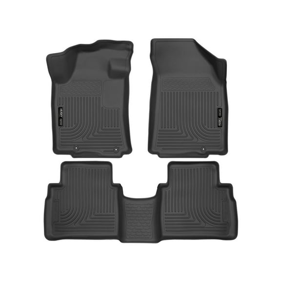 Husky Liners 99621 Weatherbeater Floor Mats Fit 2016-2021 Nissan Maxima - Front/2nd Seat - Black