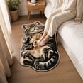 thumbnail image 5 of Cat Rug Featuring Faux Cashmere Material, Non-Slip Animal Rug for Bedroom and Playroom, Cute Gift for Student and Cat Lovers, 1 Piece, 5 of 5