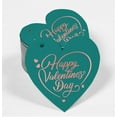 thumbnail image 2 of Inkdotpot Rose Gold Foil Paper Hang Tags Happy Valentine's Day Valentine Favor Tags 50 Pieces, 2 of 6