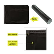 Auto Drive Universal Fit Side Window Repeat Using Black PVC Static Cling Sun Shade 1 Pack, 12 x 16
