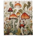 thumbnail image 6 of FREEAMG Mushrooms Shower Curtain Waterproof Washable Shower Bath Curtain 60x72 Inch Bathroom Decoration Fabric Shower Curtains with 12 Hooks, 6 of 6