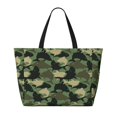 thumbnail image 2 of Xecao Camouflage Shark for versatile beach bag for women includes zipper pockets and waterproof material, ideal for vacations and adventures., 2 of 7