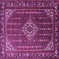 thumbnail image 1 of Ahgly Company Indoor Square Persian Purple Traditional Area Rugs, 3' Square, 1 of 4
