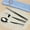 Blue, variant on 4pcs/set Portable Doraemon Cute Kitty Tableware Spoon Fork Chopsticks Storage Pouch Bag