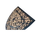 thumbnail image 3 of Home Décor Inc. Half Moon Coir Doormat – Durable, Natural Fiber, Anti-Skid Backing, 3 of 4