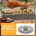 thumbnail image 6 of Gear Heat Accessories Barbecue Frame DIY Parts Automatic Revolving Mini Hardware Wheel Aluminum, 6 of 10