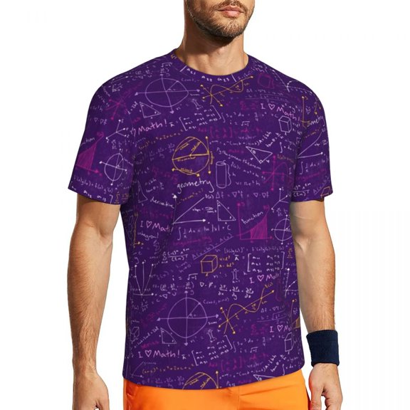 T Shirt For Men Math Lessons T-Shirt Cool Pi Day Print Harajuku Sportswear Short Sleeve Comfortable
