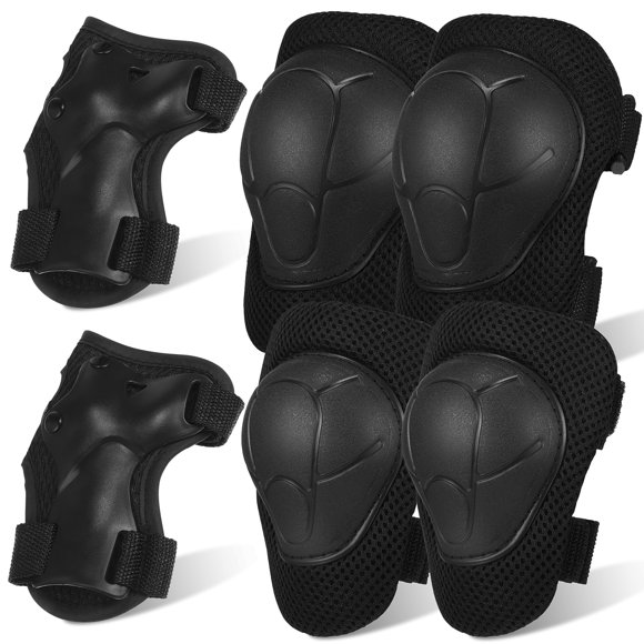 1 Establecer para niños Guardias de protección de la muñeca de la muñeca de la rodilla para patinadores para patinadores de rodillos