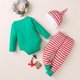 thumbnail image 1 of 3 uds bebé traje de Navidad 2022 traje de A?o Nuevo bebé ni?a ni?o ropa para recién nacido Navidad C LingWen 8390612150999, 1 of 1