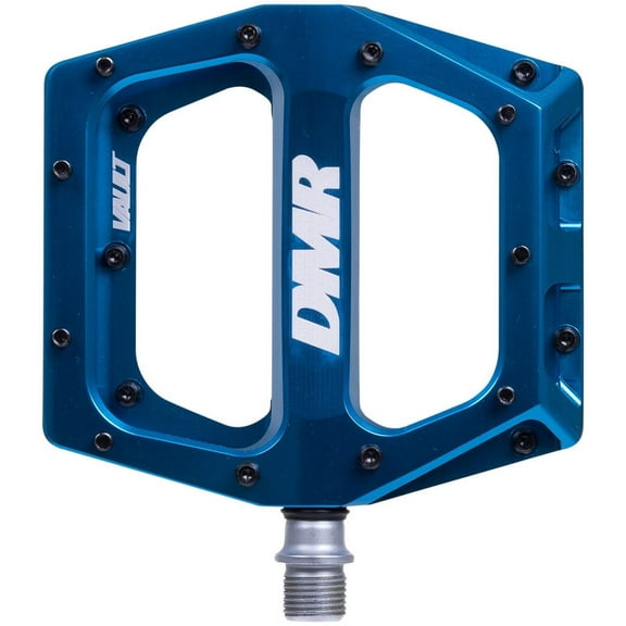 DMR Vault Platform Pedals 9/16" Concave Alloy Body 22 Removable Pins Super Blue