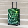 thumbnail image 2 of Lsque Green Disco Lights Printed Luggage Cover, Travel Luggage Protector,Scratch and Dirt Resistant, Fits 18-32 Inch Luggage - Medium, 2 of 9