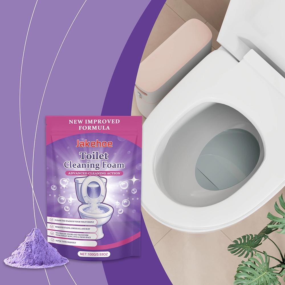 Fizzclean Toilet Cleaner, Fizzclean Toilet Cleaning Foam, Fizzclean Foam for Sparkling Clean Toilet, Touch Free Foaming Toilet Cleaning Foaming Powders