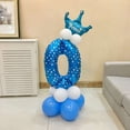 thumbnail image 3 of GUOOL Air Balloon Set Number Balloon Set Gift Birthday Party Decorations 0 Number 0, 3 of 6