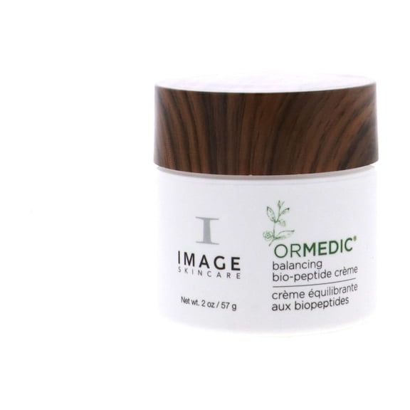 IMAGE Skincare, ORMEDIC Biopeptide AKF18 Crème, Balancing Face Moisturizer with Shea Butter, Hyaluronic Acid and Organic Plant Oils, 2oz