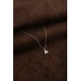 thumbnail image 4 of Thea 925 Silver Triangle Necklace | Sterling Silver Cubic Zirconia E-Coat Necklace For Women | 45 cm Necklace, 4 of 7